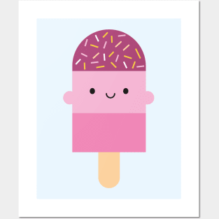 Kawaii Ice Lolly / Popsicle Posters and Art